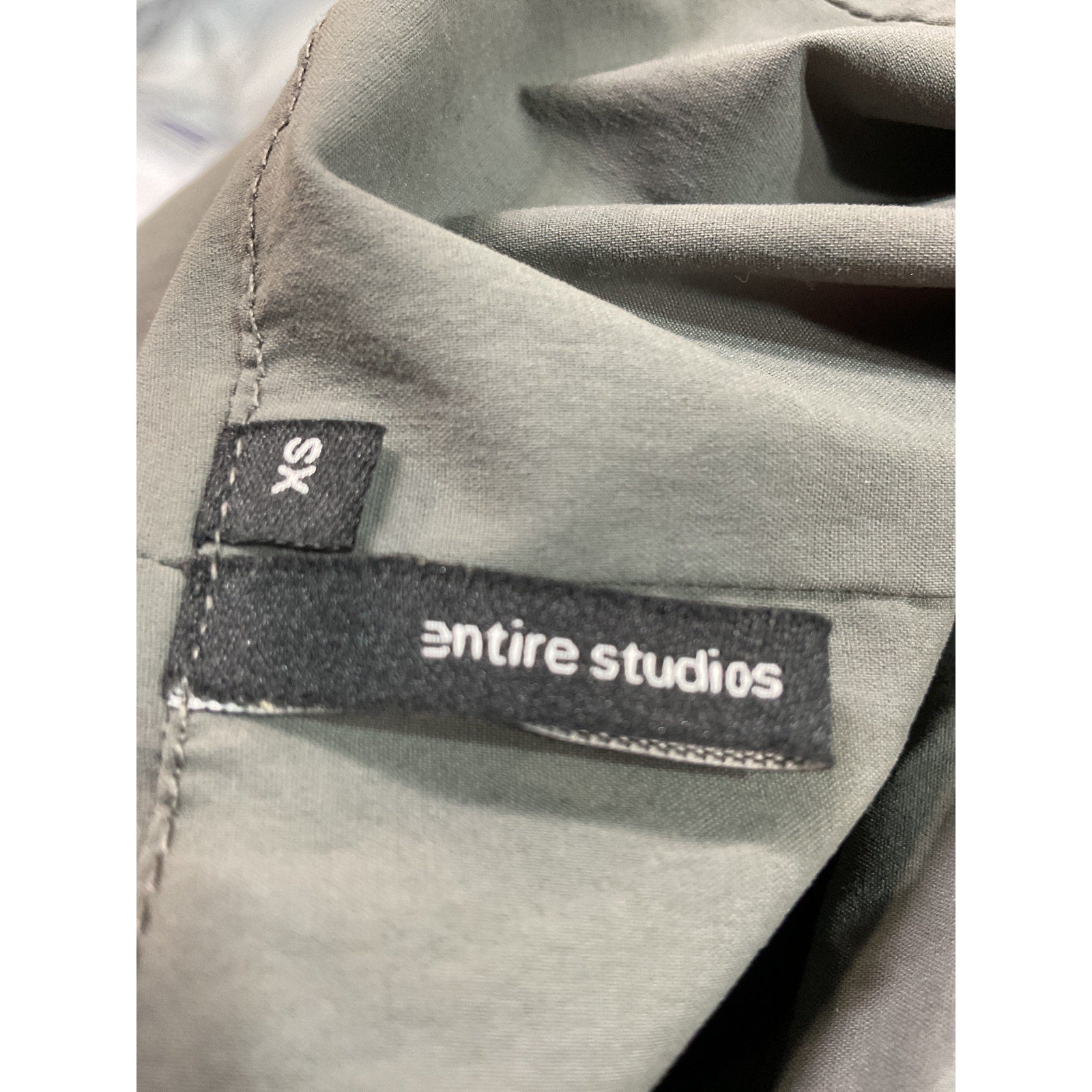 Entire Studios 'Asymmetrical' Grey Draped Maxi Skirt Size XS