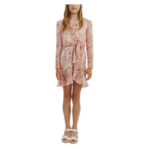 Bardot Junior Floral Gardenia Wrap Dress Size 12 NWT