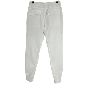 James Perse Relaxed White Mixed Media Jogger Pants Size 2