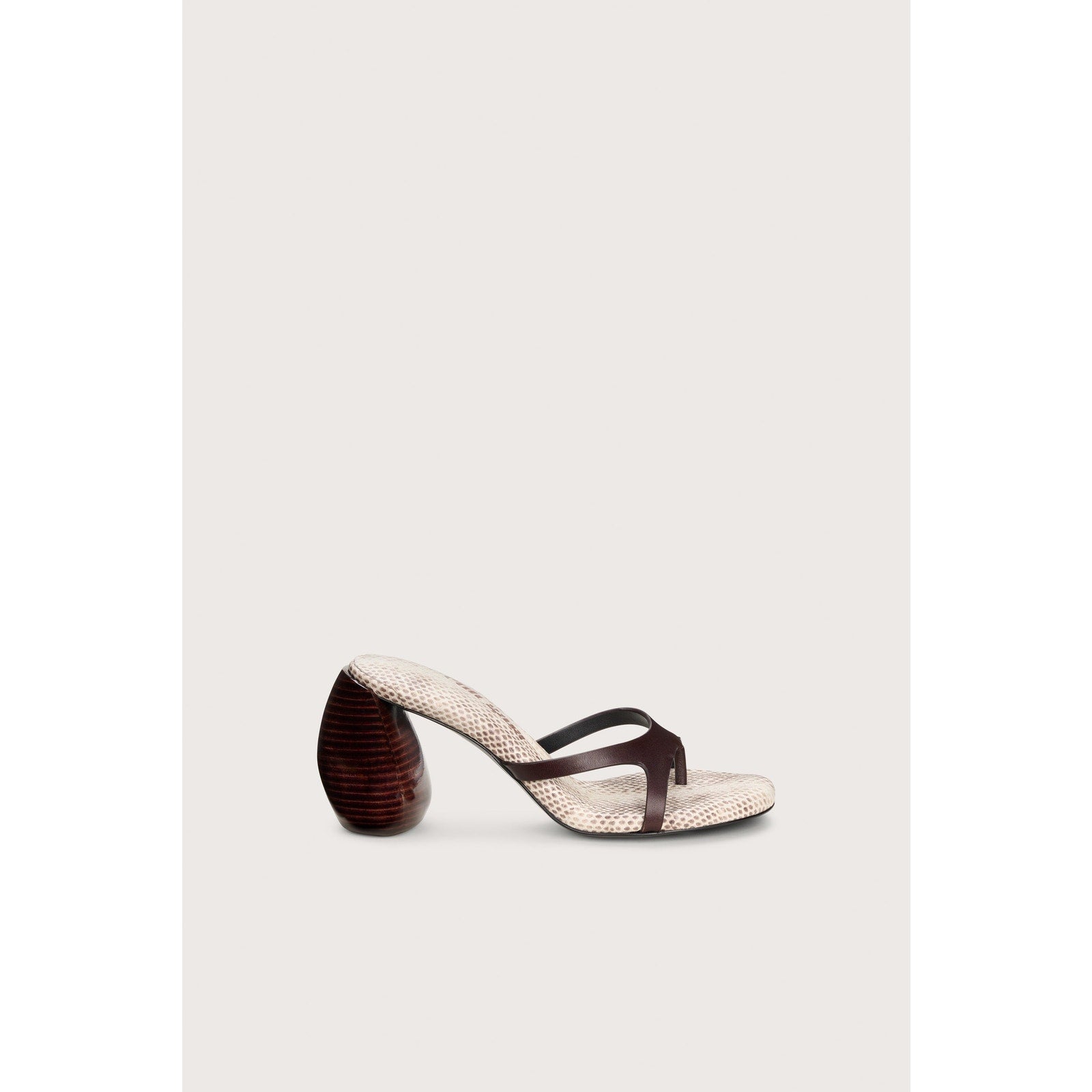 Cult Gaia 'Rory' Brown Leather Sandal Size 6.5