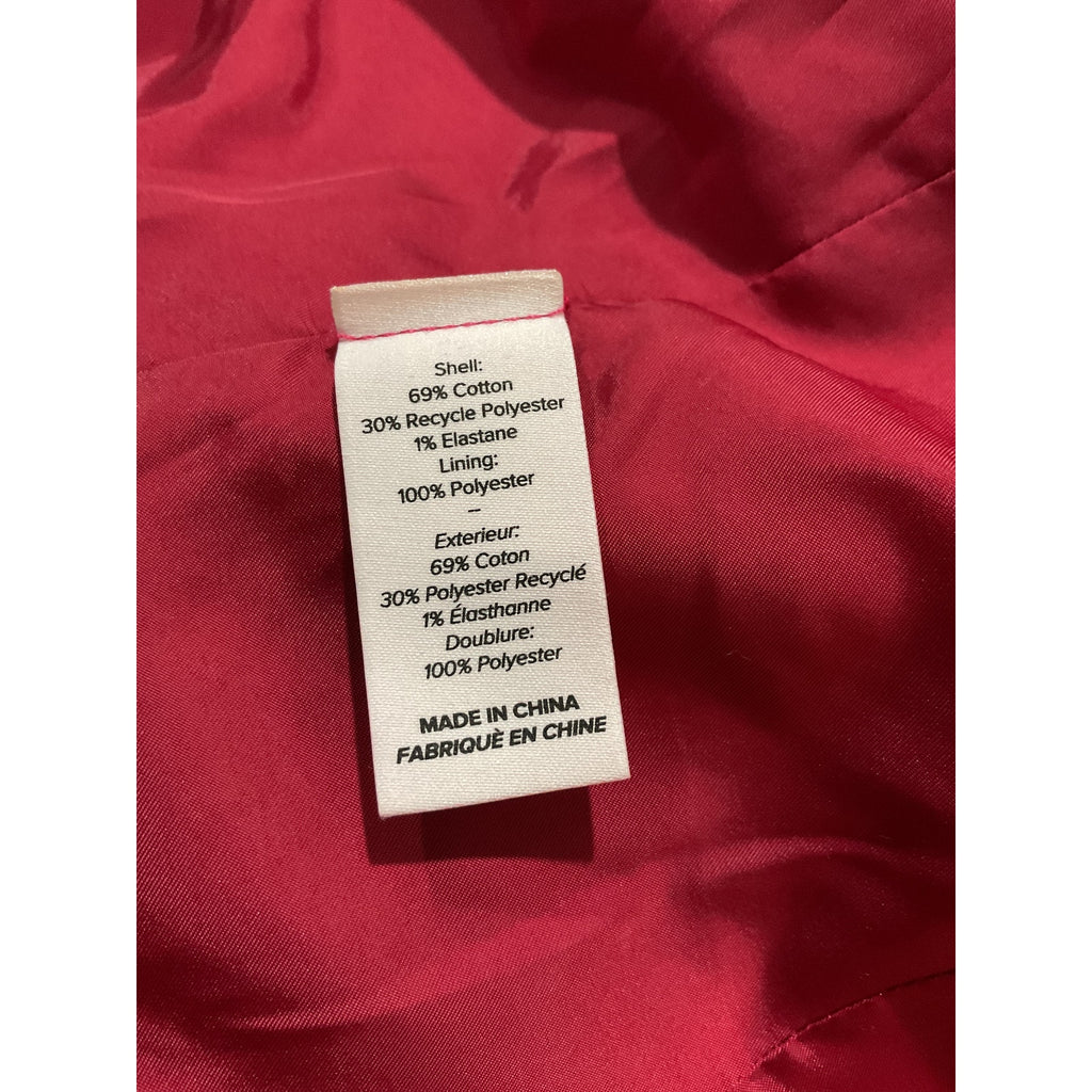 Cinq A Sept 'Katrice' Red Cotton Tweed Blazer Size 0 - NWT