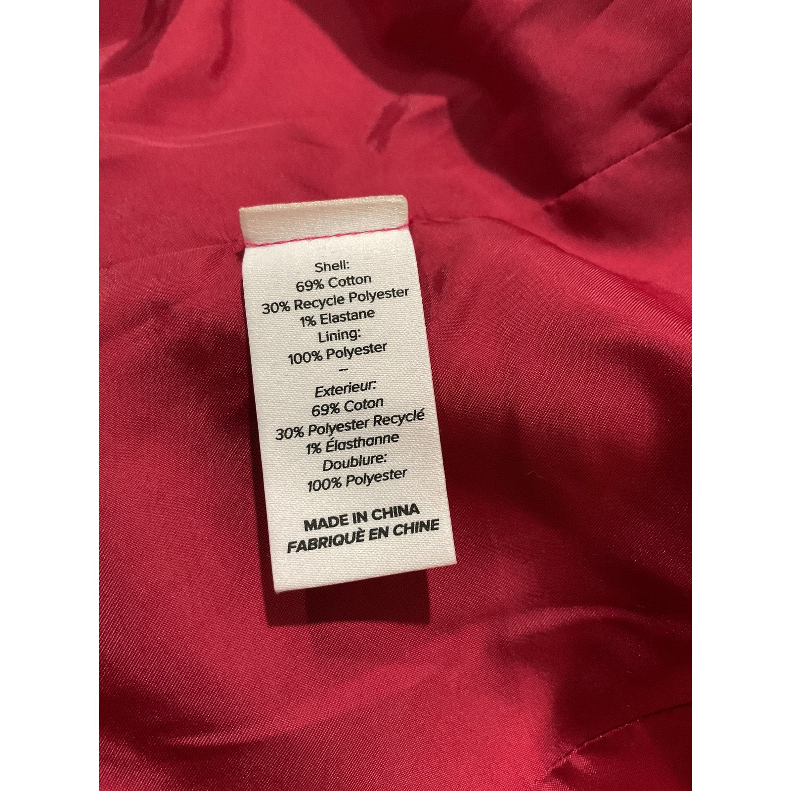 Cinq A Sept 'Katrice' Red Cotton Tweed Blazer Size 0 - NWT