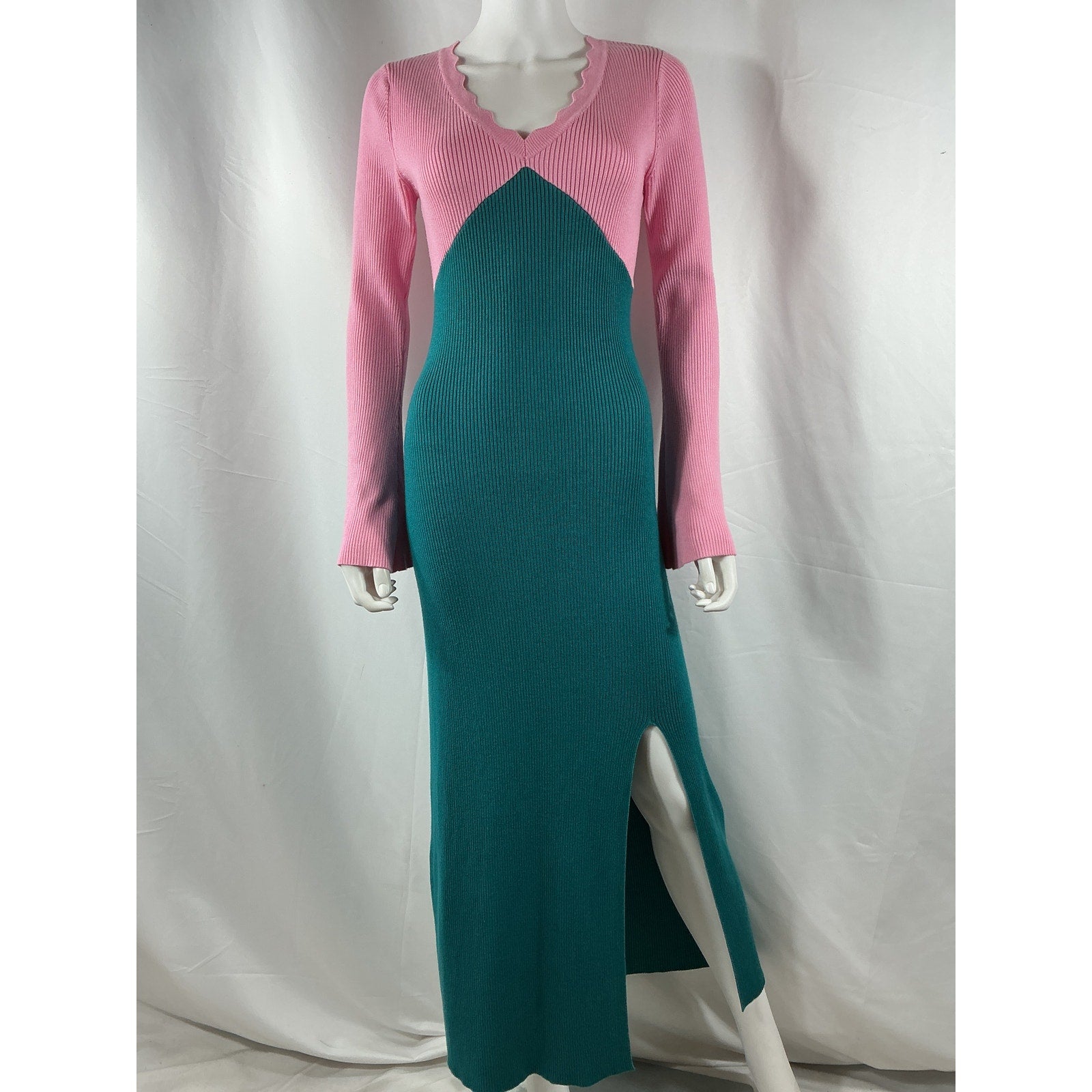 Olivia Rubin 'Reese' Pink Viscose Dress Size S