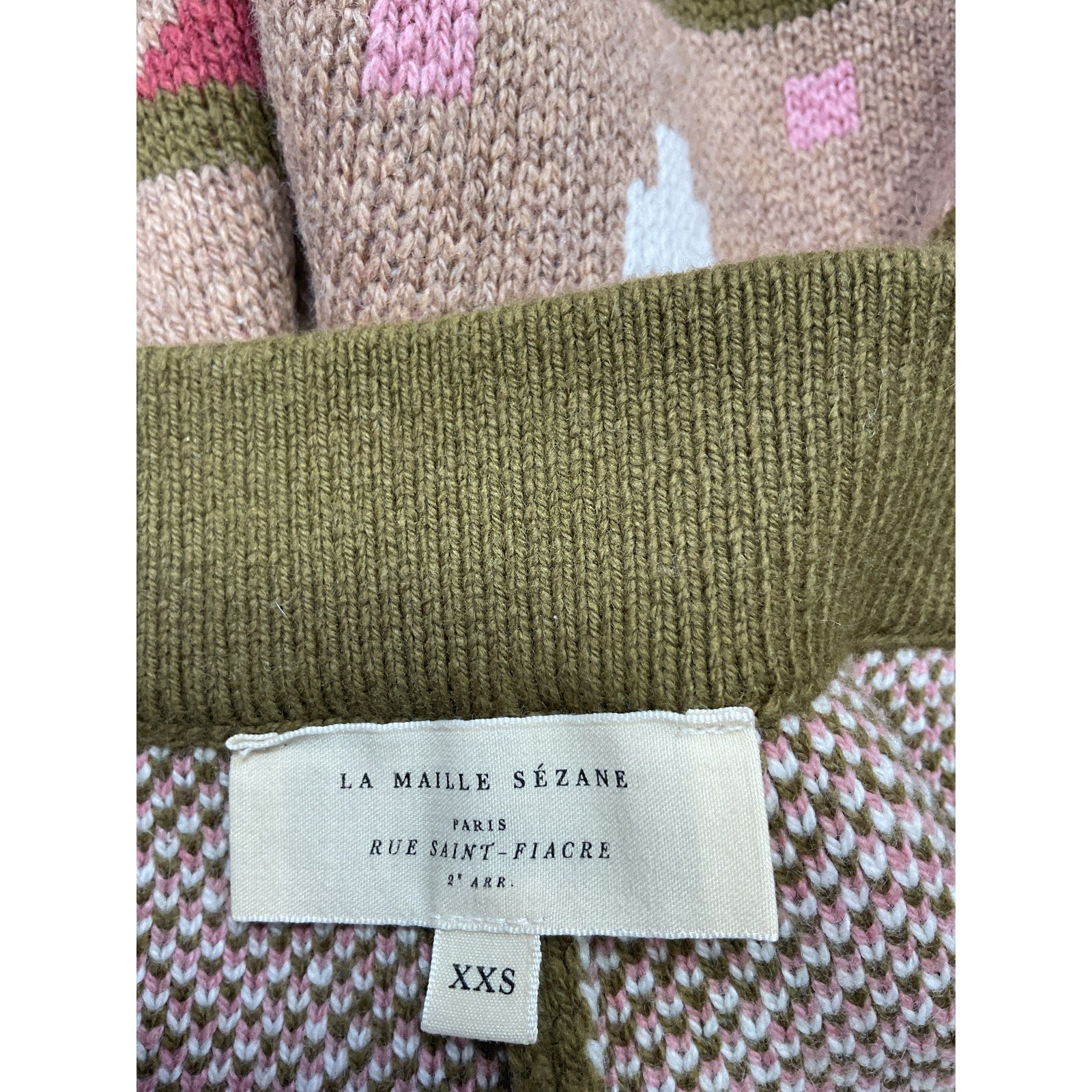 S�zane 'Jett' Green Merino Wool Short Size XXS