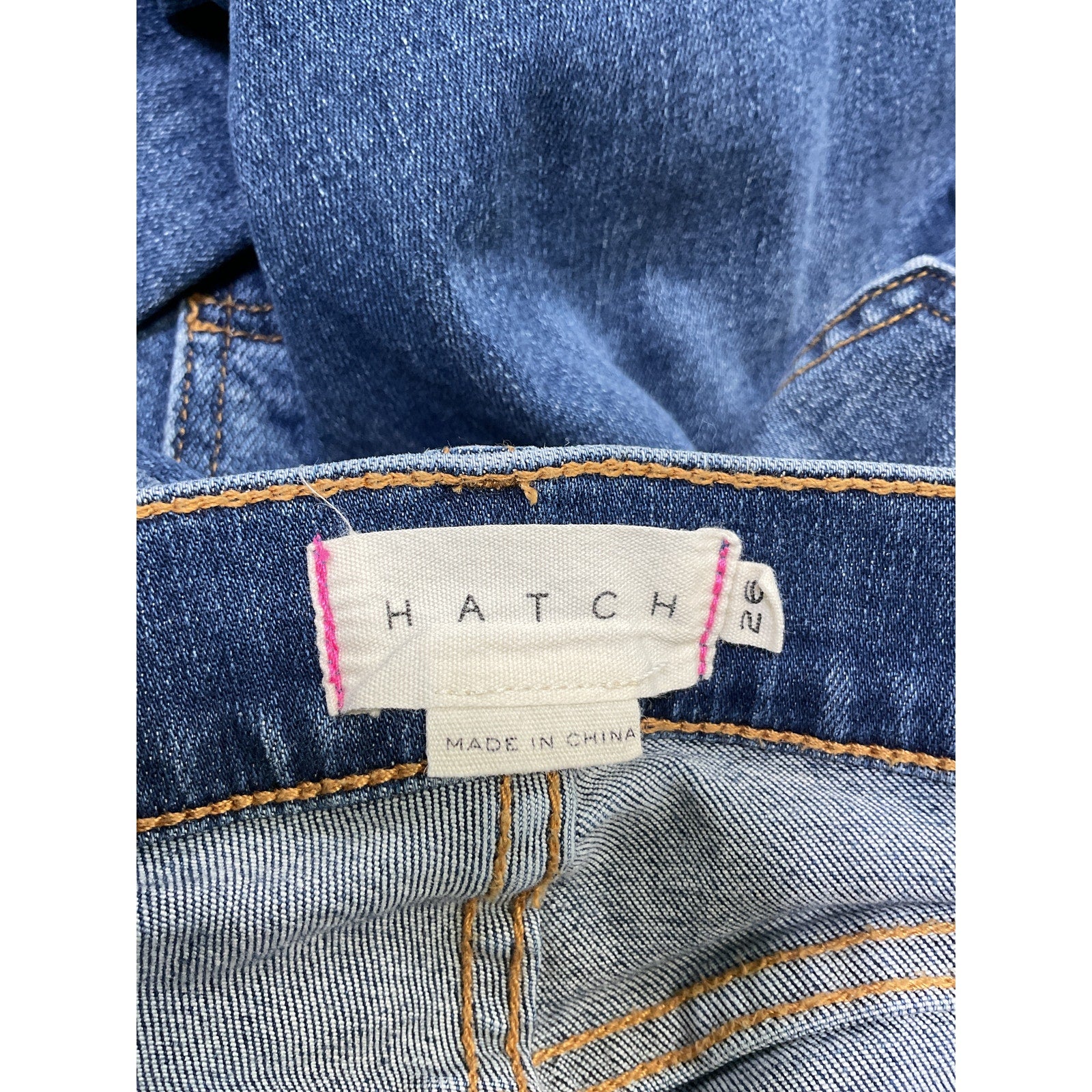 Hatch 'The Slim' Blue Maternity Denim Jean Size 26