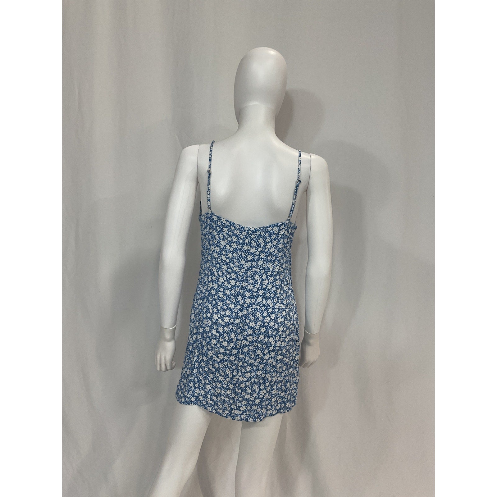 Reformation 'Simi' Blue Linen Dress Size 6