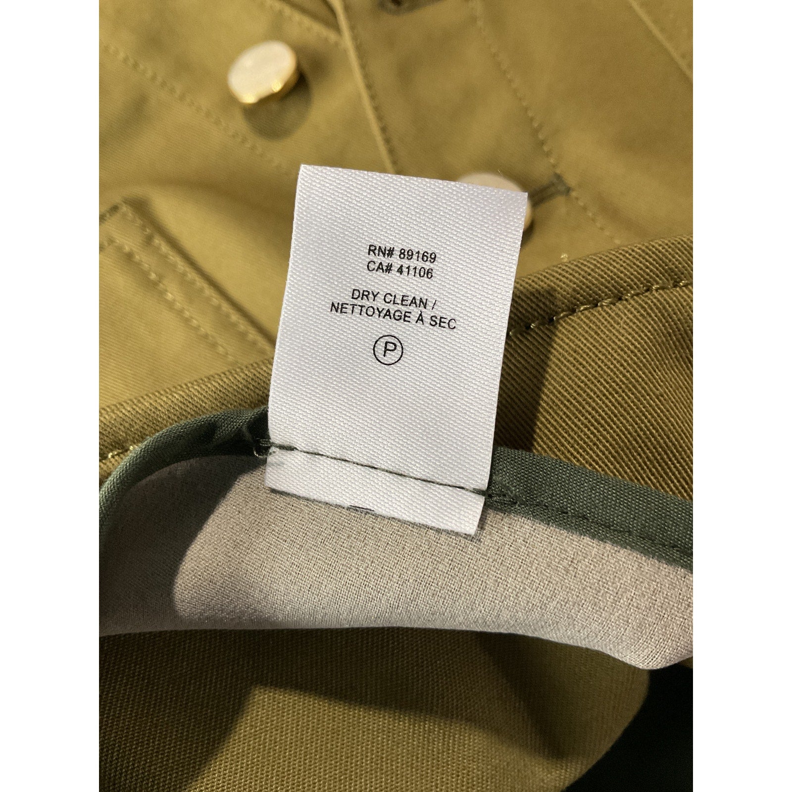 Derek Lam 'Yolie' Green Cotton Cargo Skort Size 00 - NWT
