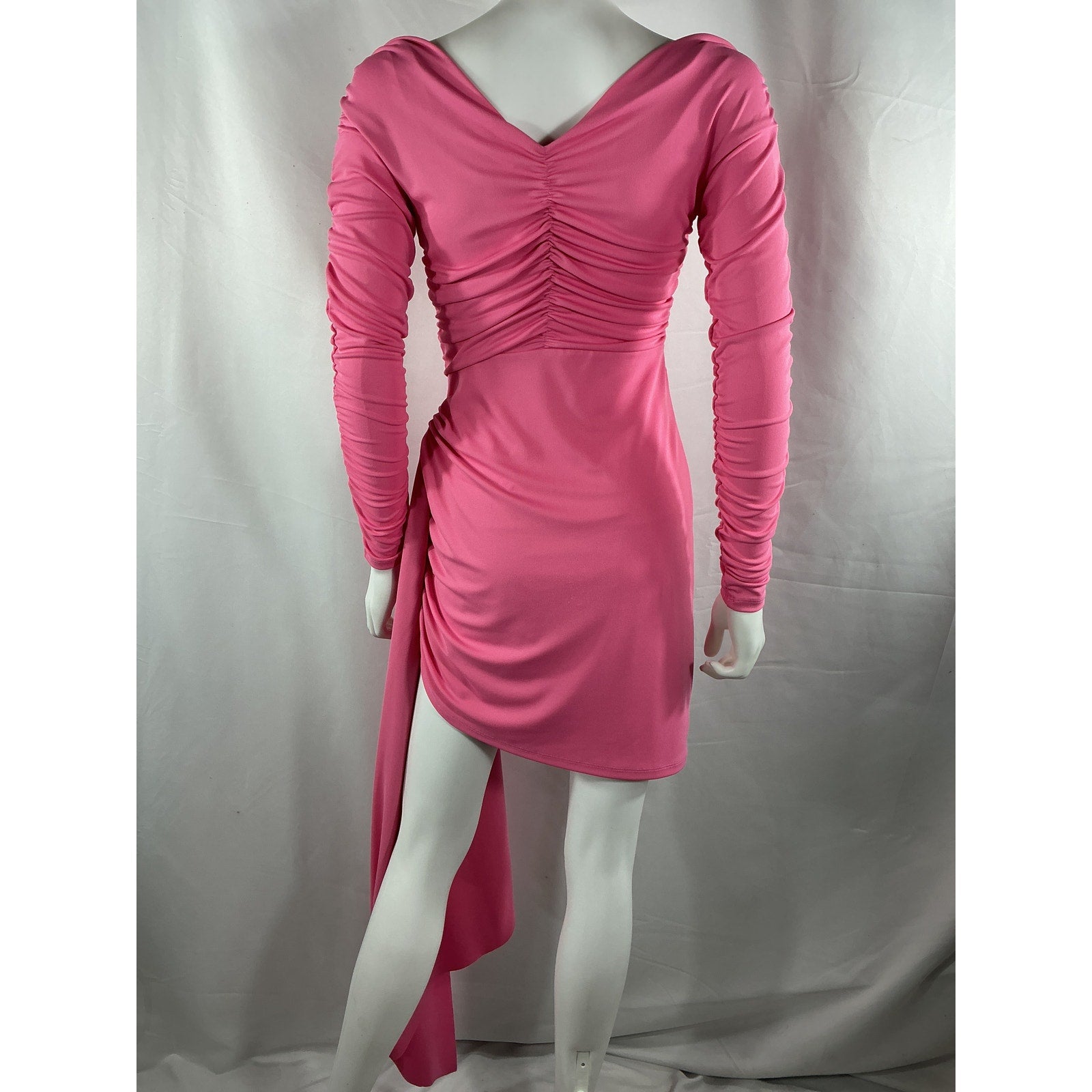 Michael Costello x Revolve 'Kurt' Pink Polyester Mini Dress Size M