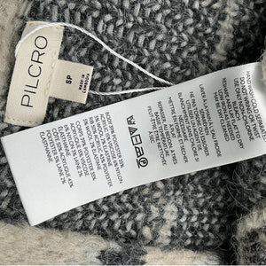 Pilcro Cozy Multicolor Animal Print Cardigan Size S Petite