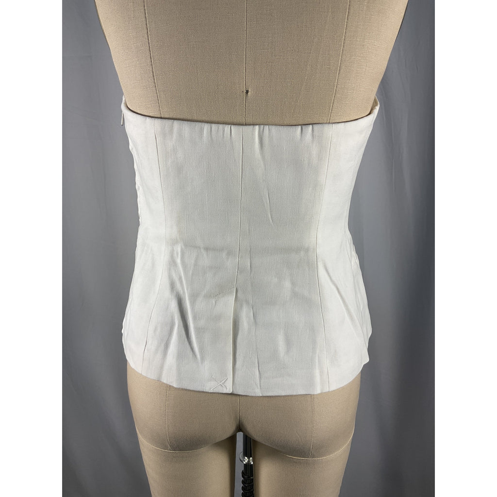 A.L.C. 'Renee' White Linen Top Size 6