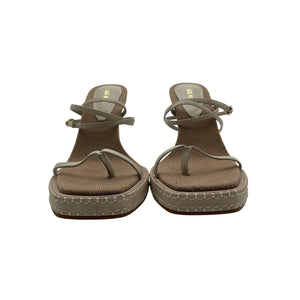 Alias Mae 'Gia' Grey Leather Platform Heel Size 8