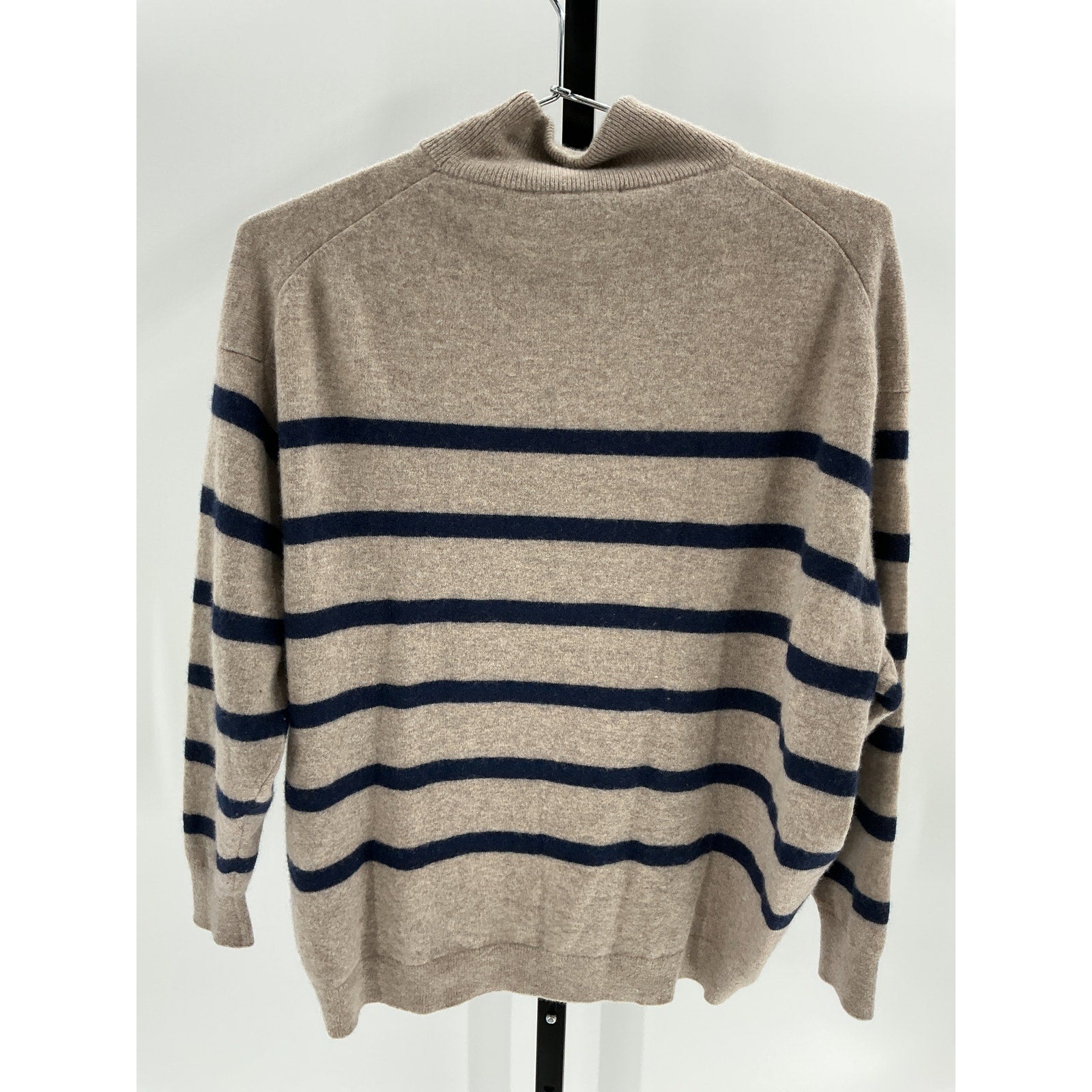 Hatch 'The Estella' Tan Wool Cashmere Turtleneck Sweater Size 2