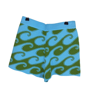 Joostricot Knit Blue Peachskin Shorts Size XS