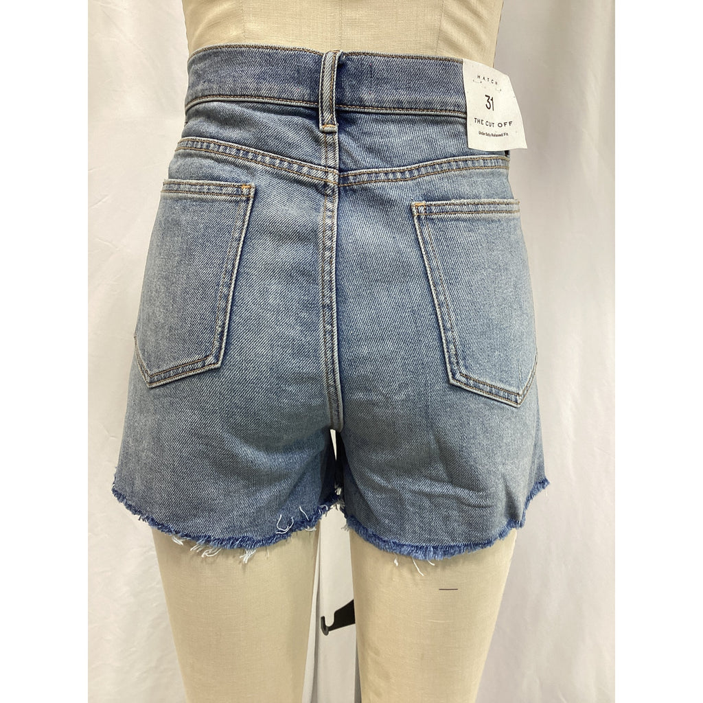 Hatch 'The Cut Off' Denim Maternity Short Size 31 - NWT