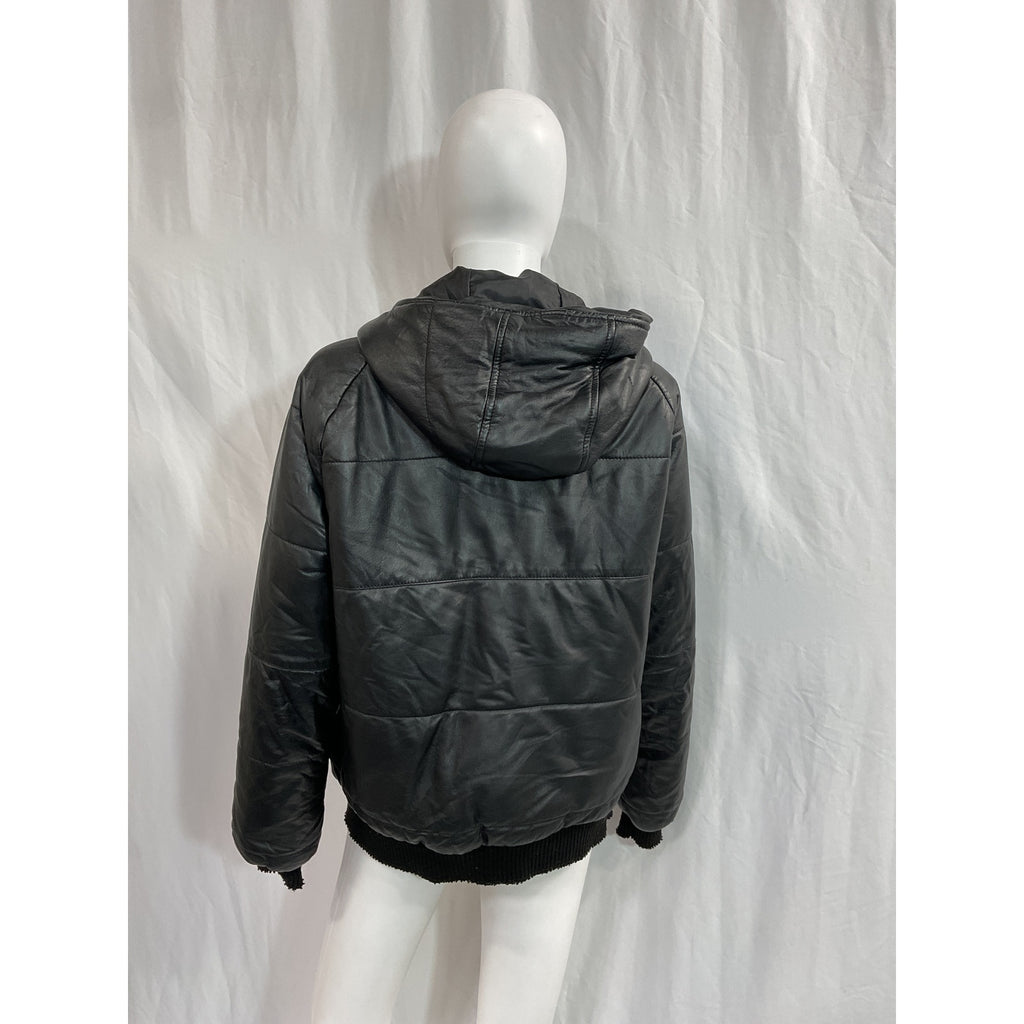 Giorgio Brato Black Down Jacket Size 10
