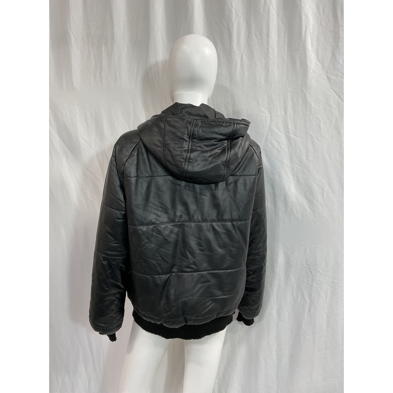 Giorgio Brato Black Down Jacket Size 10