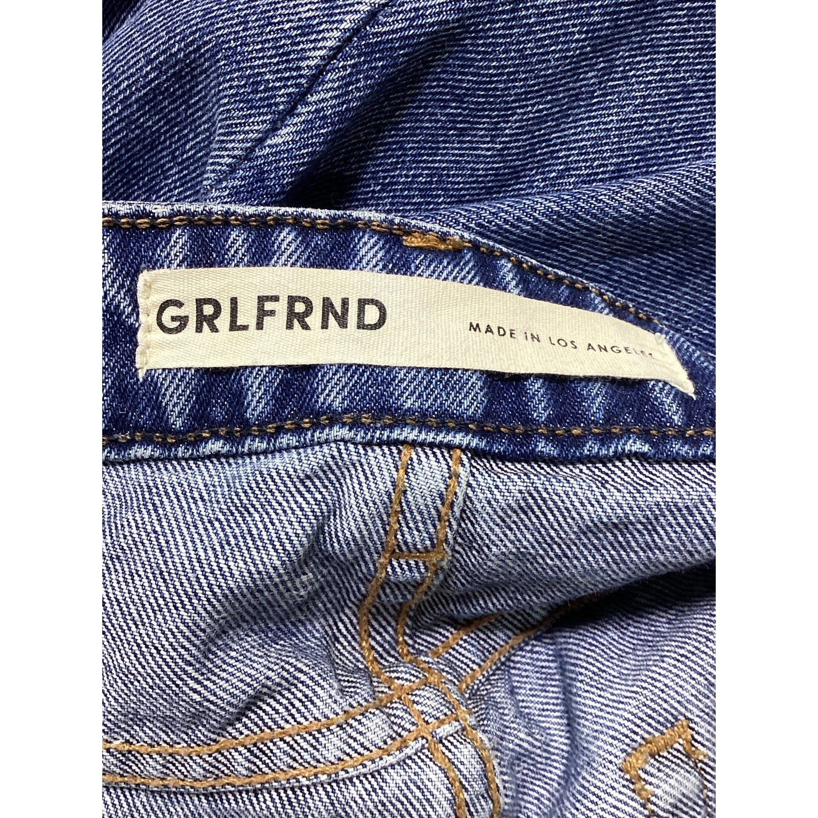 Grlfrnd 'Melanie' Blue High Rise Boot Cut Size 25