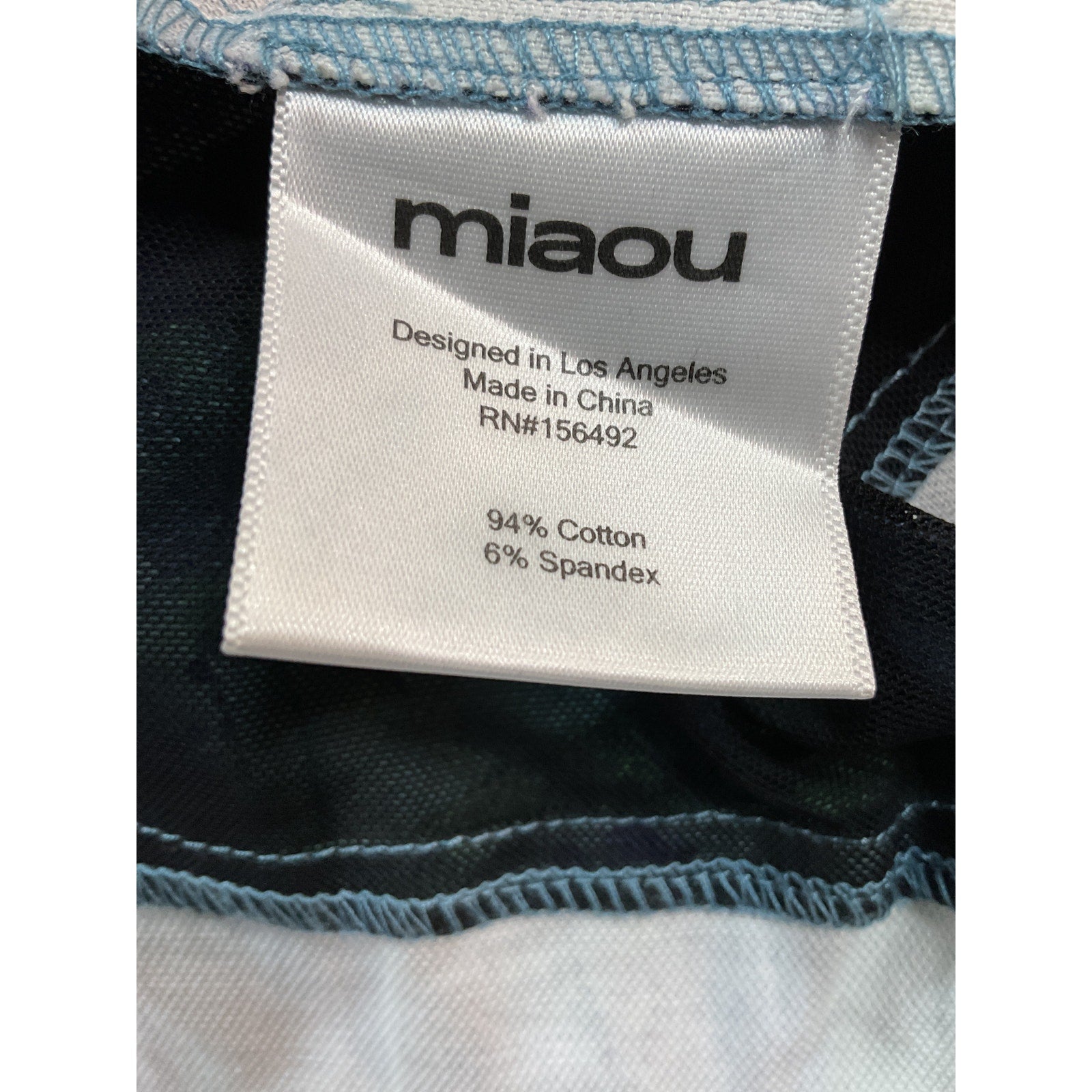 Miaou 'Deville' Blue Corset Size XS