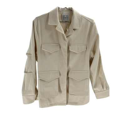 Toteme 'Twill' Beige Cotton Jacket Size 32