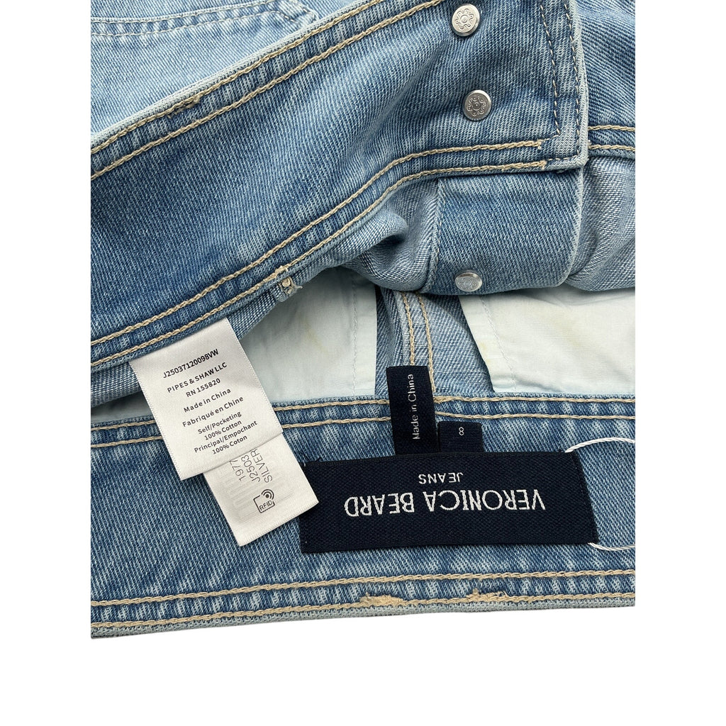 Veronica Beard 'Moxie' Blue Cotton Mini Skirt Size 8