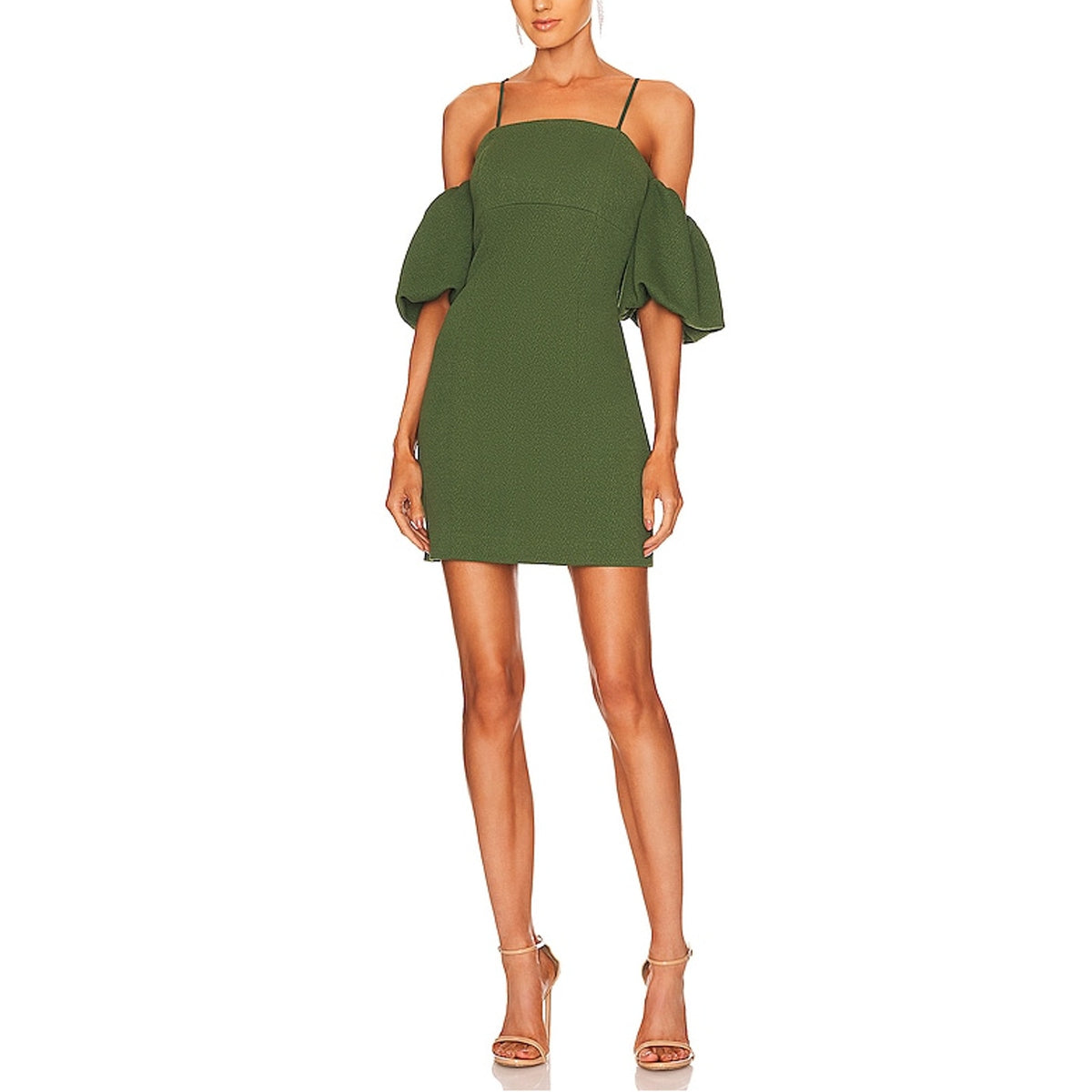 Elliatt Textured Green Gloriosa Dress Size M NWT