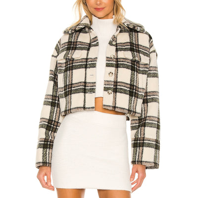 Tularosa 'Josie' Cream Polyester Coat Size S