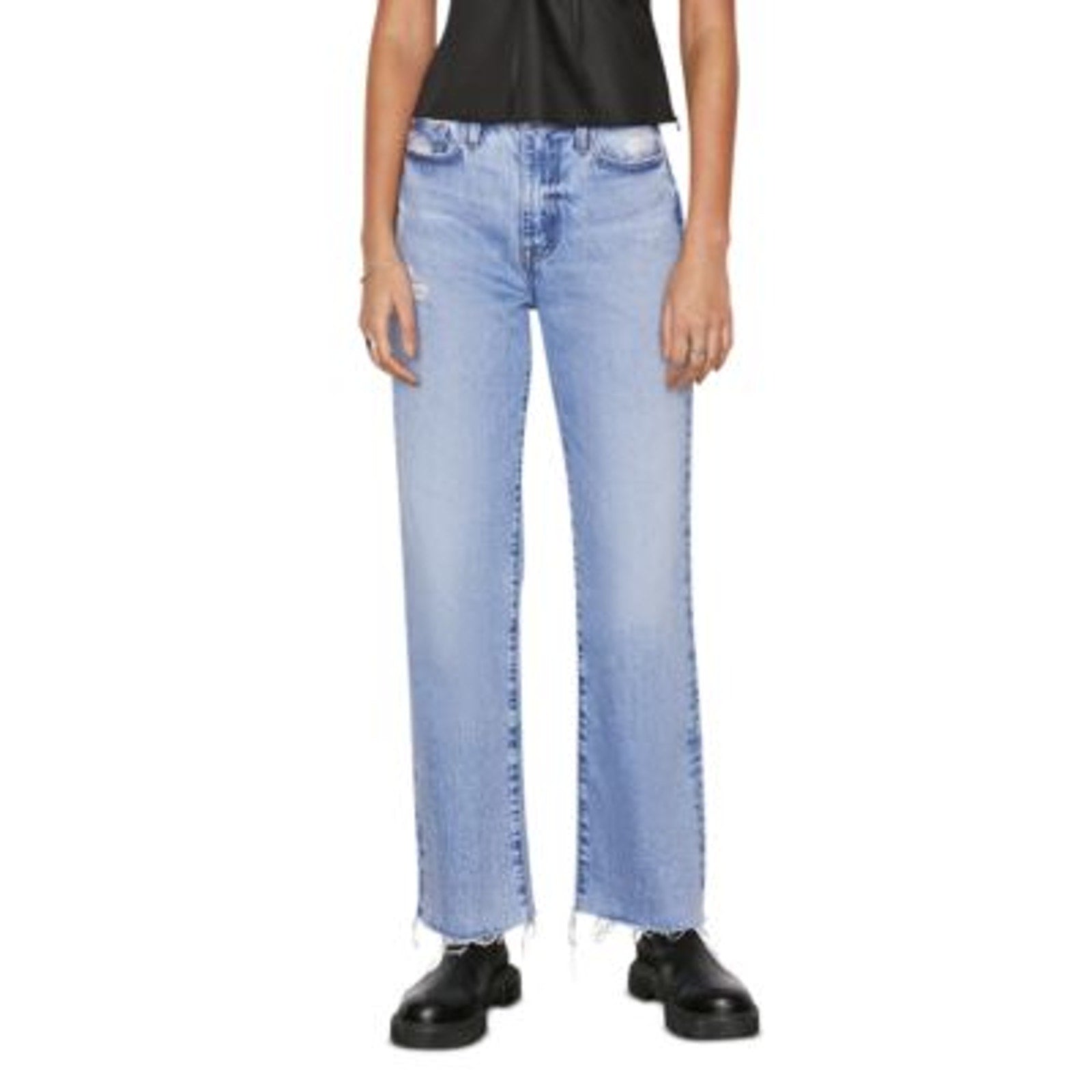 Frame 'Le' Blue Cotton Jane Cropped Denim Jean Size 26