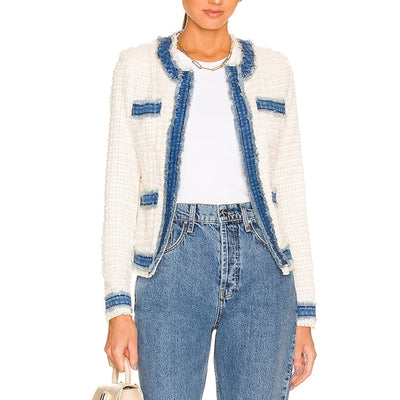 L'agence Tweed Ivory And Pomona Agnes Jacket Size XS