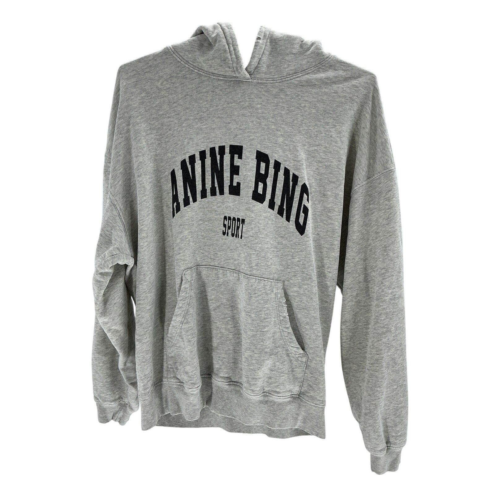 Anine Bing Sport Harvey Grey Cotton Sweatshirt Size XS