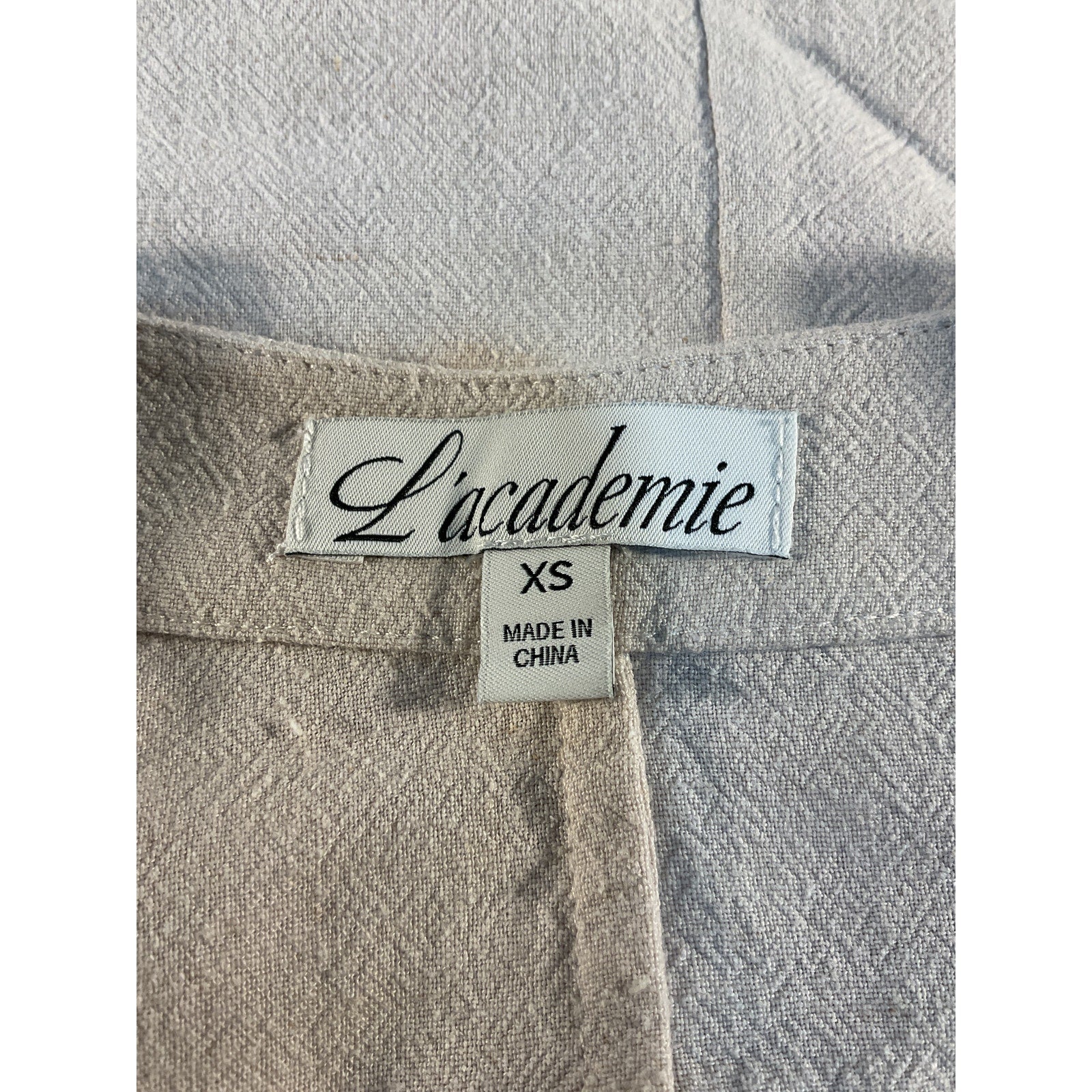 L'Academie 'The Meadow' White Mini Dress Size XS