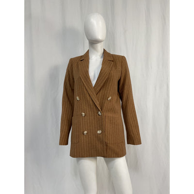 Sézane 'Beryn' Brown Wool Jacket Size 34