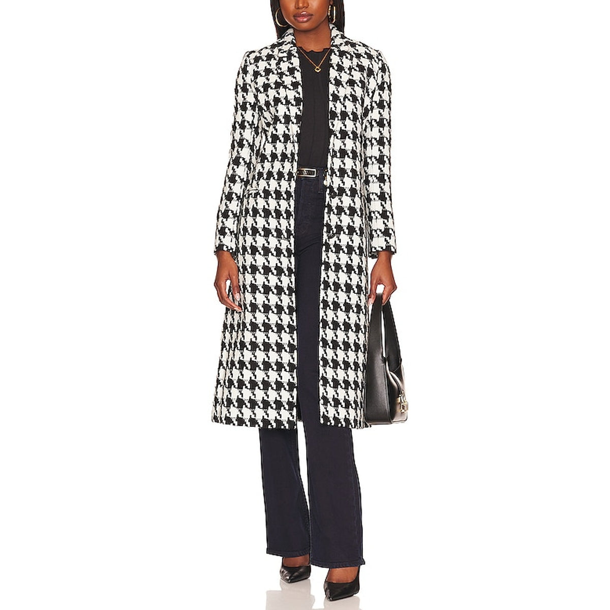 L'Agence 'Xander' White Single Brested Coat Size 2