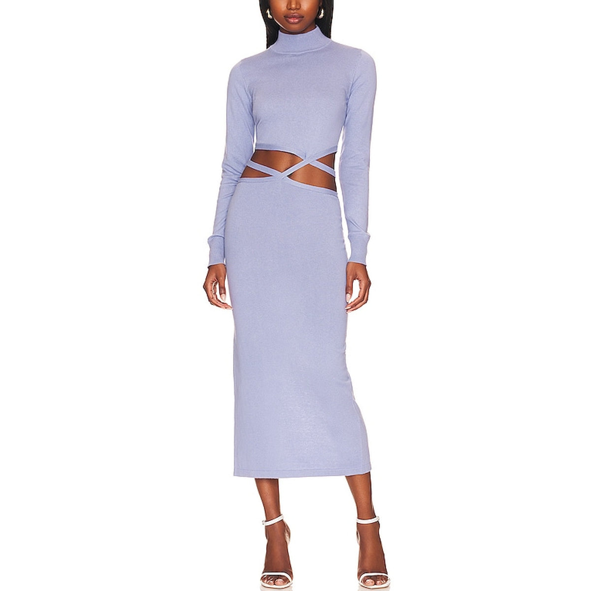 Atoir 'Jed' Blue Mockneck Dress Size S - NWT
