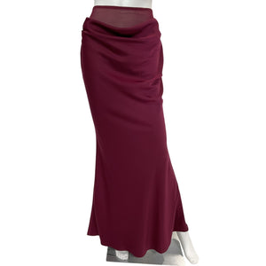 NBD Elegant Oxblood Red Eleni Maxi Skirt Size XS NWT