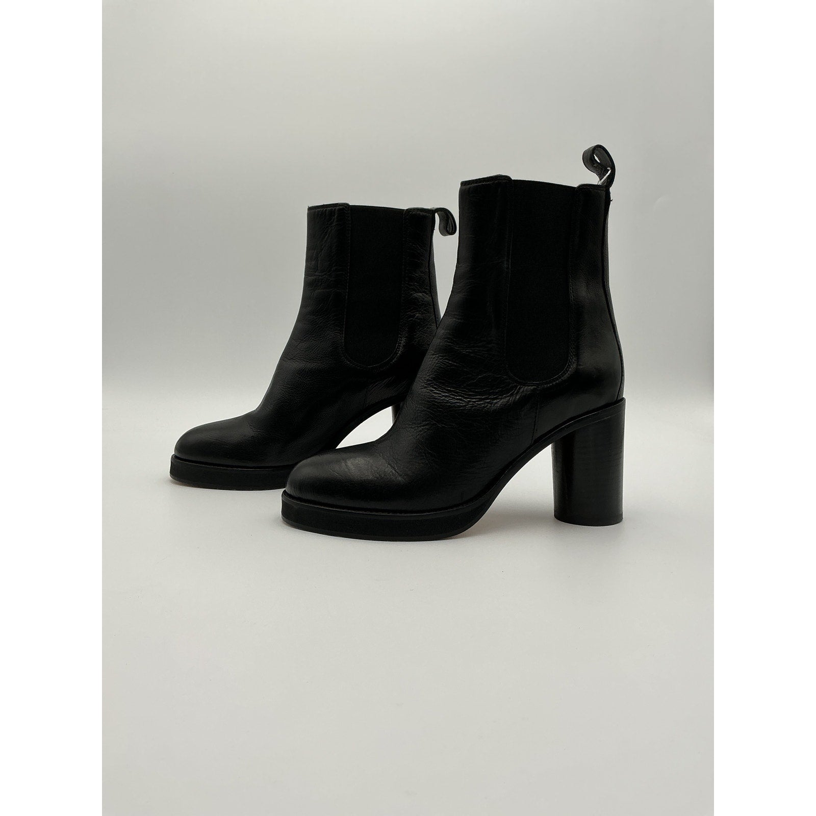 Isabel Marant 'Lalix' Black Leather Boot Size 7
