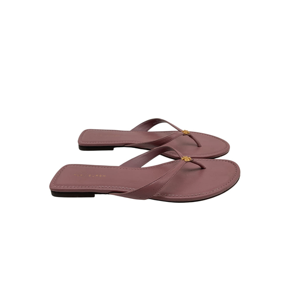 Tory Burch Purple Leather Classic Flip-Flop Flat Size 7