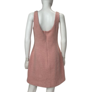 Sau Lee Textured Pink Alexa Mini Dress Size 10