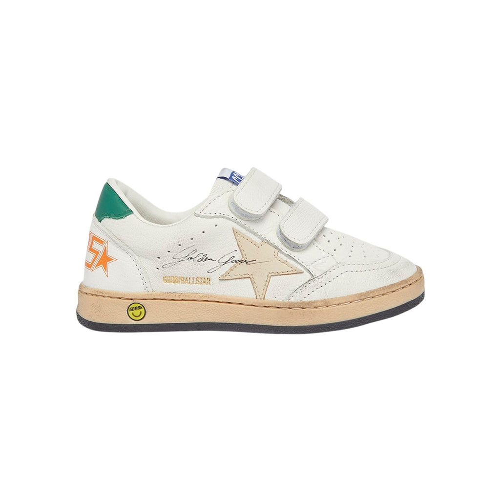 Golden Goose 'Ballstar' Cream Strap Shoe Size 24