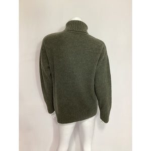 Naadam 'Luxe' Green Cashmere Turtleneck Tunic Size XS