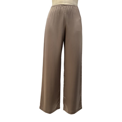 Leset Barb Wide Leg Beige Acetate Lounge Pants Size XS
