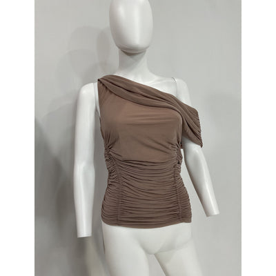 Lpa 'Mona' Pink Off Shoulder Mesh Top Size S - NWT