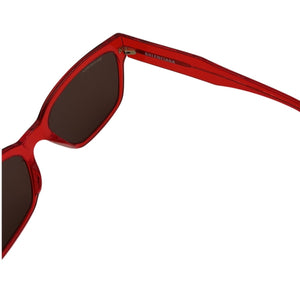 Balenciaga Acetate Red 55mm Square Sunglasses