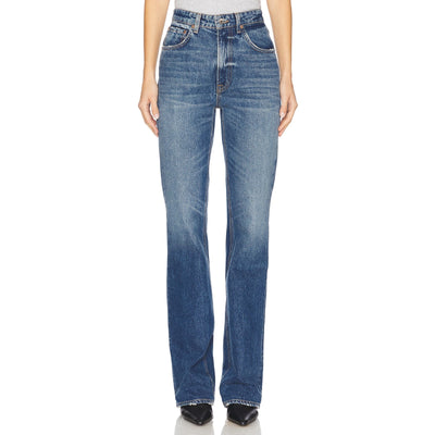 Grlfrnd High Rise Blue Melanie Boot Cut Denim Jeans Size 26