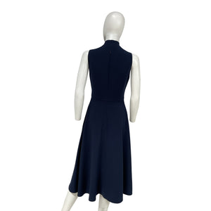 Black Halo 'Carolina' Blue Polyamide Dress Size 4