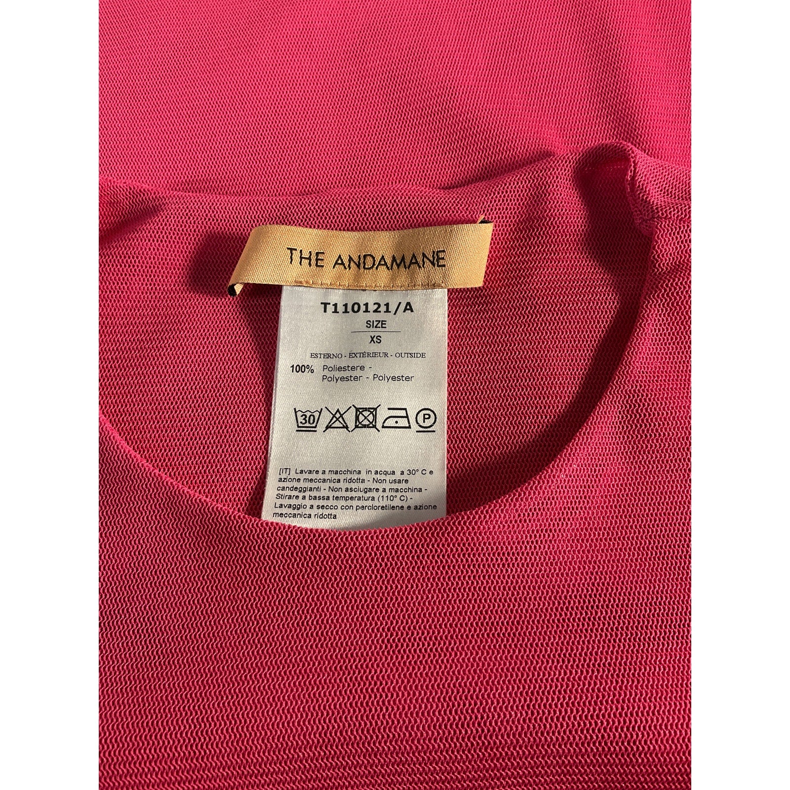 The Andamane 'Ivy' Pink Midi Dress Size XS