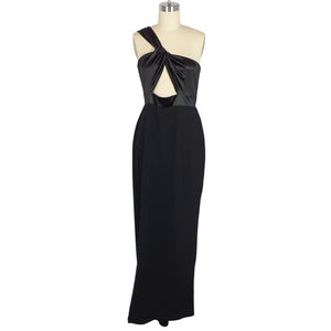 Nookie Asymmetric Black Renaissance Maxi Dress Size XL