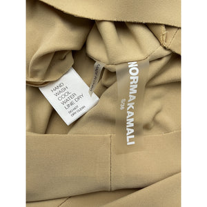 Norma Kamali Ruched Beige Pickleball Dress Size S