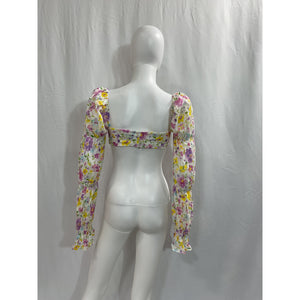 Majorelle 'Marcelle' White Crop Top Size S