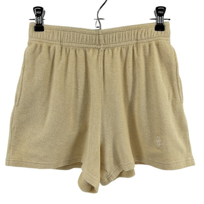 Sporty & Rich Terry Lemon Shorts Size M