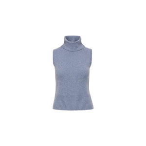 Veronica Beard 'Mazzy' Blue Cashmere Turtleneck Size S